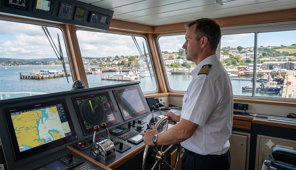 MAST NSW trainer instructing students aboard a training vessel